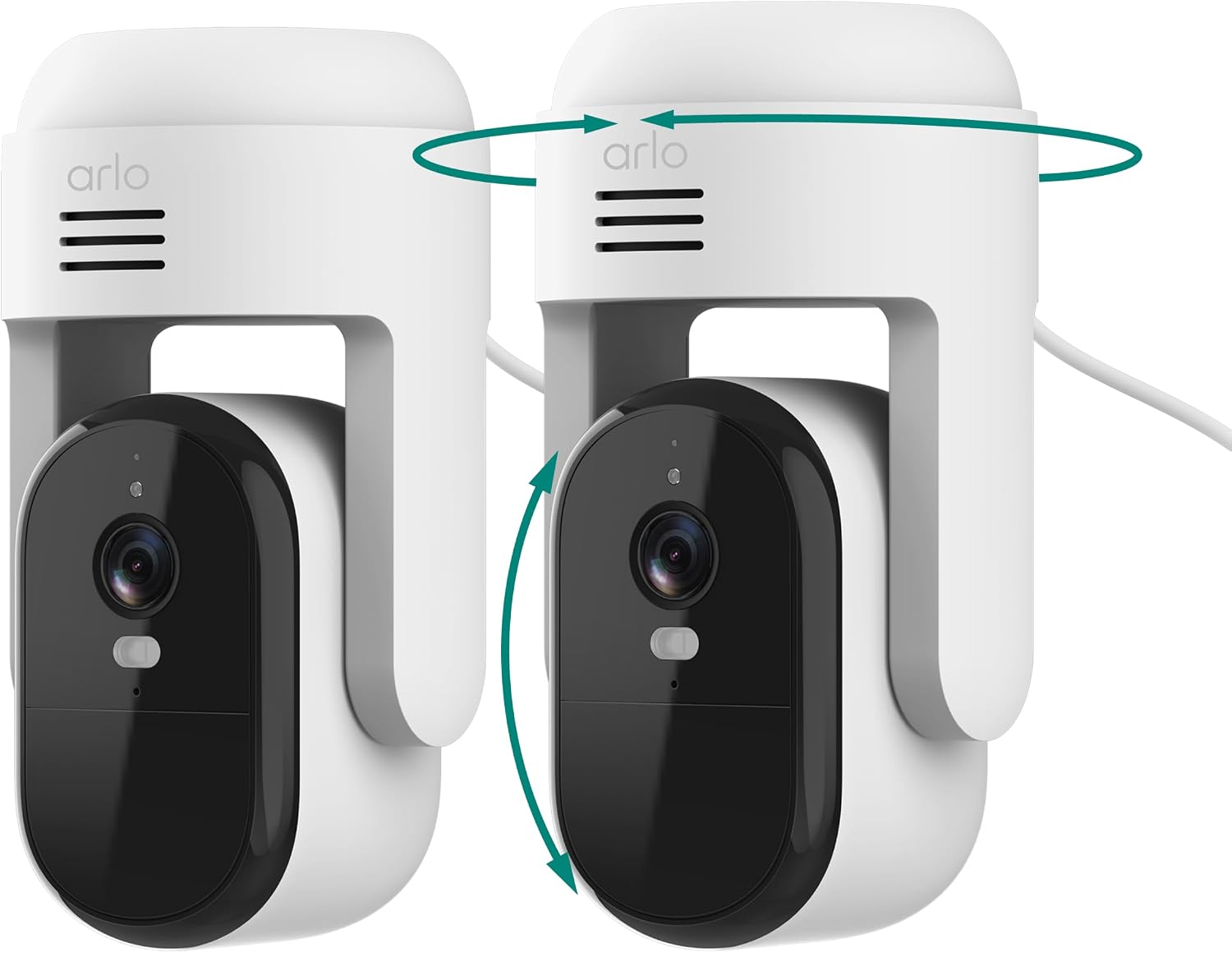 Arlo Essential Outdoor Pan Tilt Zoom 2K, 2-Cam