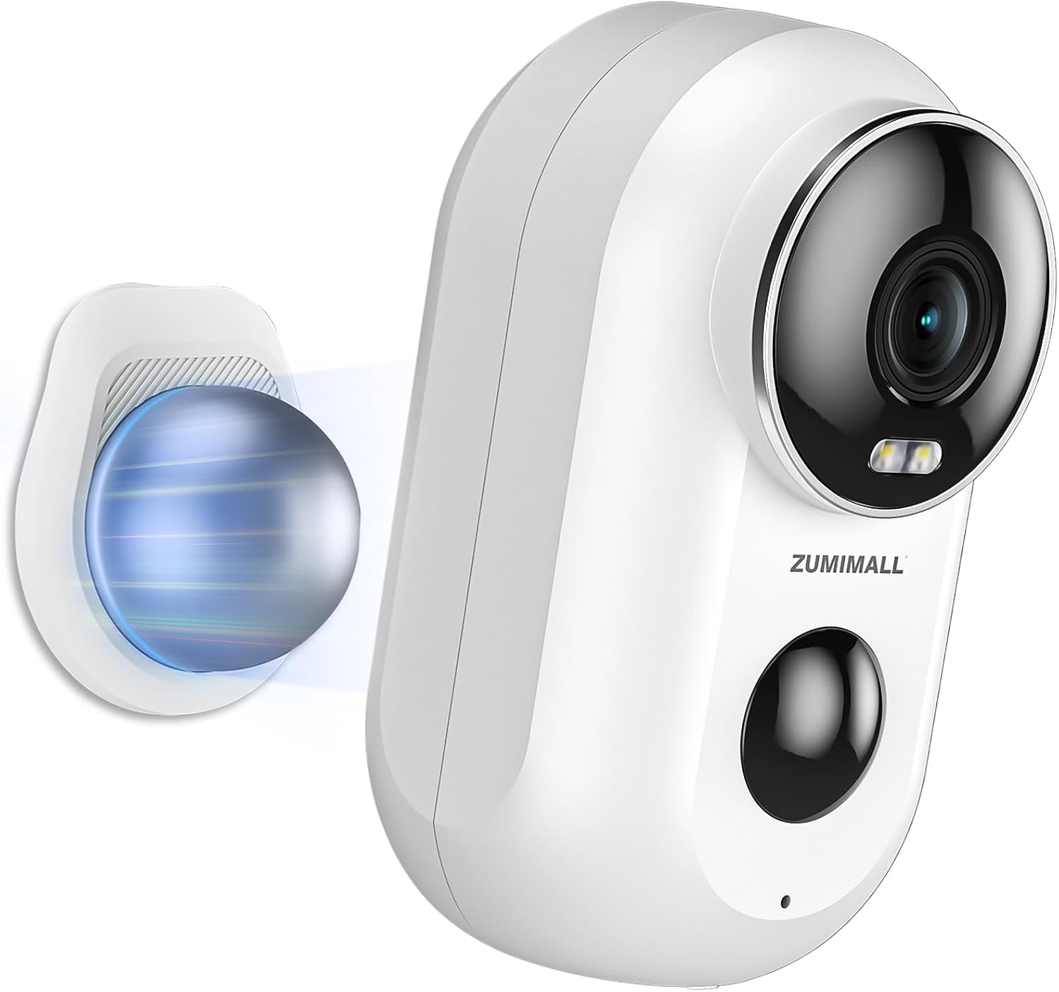 ZUMIMALL Magnetic-Mount Battery Camera
