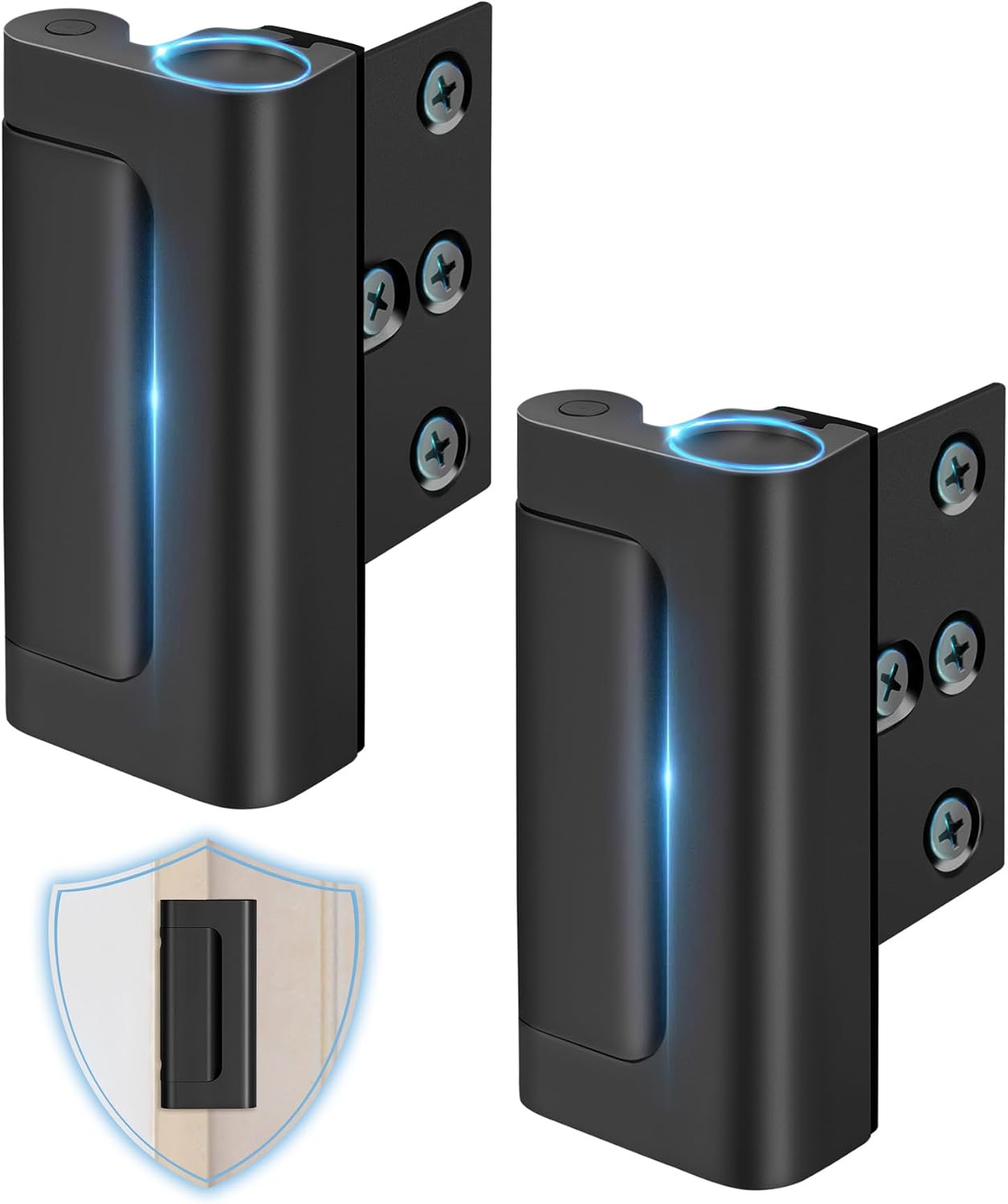 WINONLY top of door reinforcement safety latch in metal