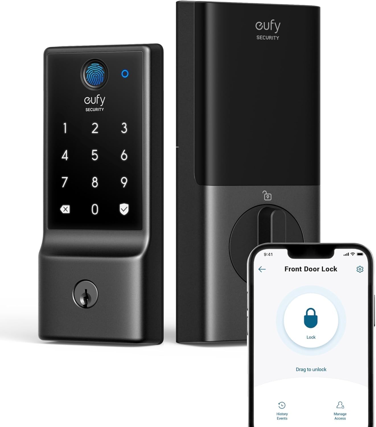 eufy Smart Lock C220 fingerprint keyless entry deadbolt