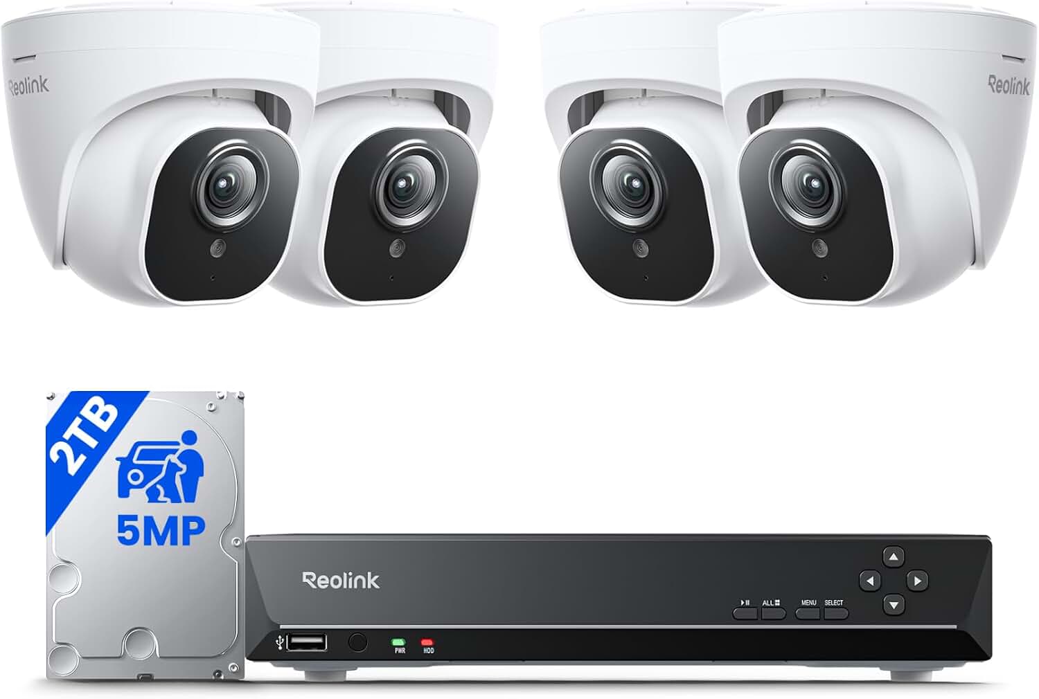 Reolink RLK8-520D4 PoE Camera System