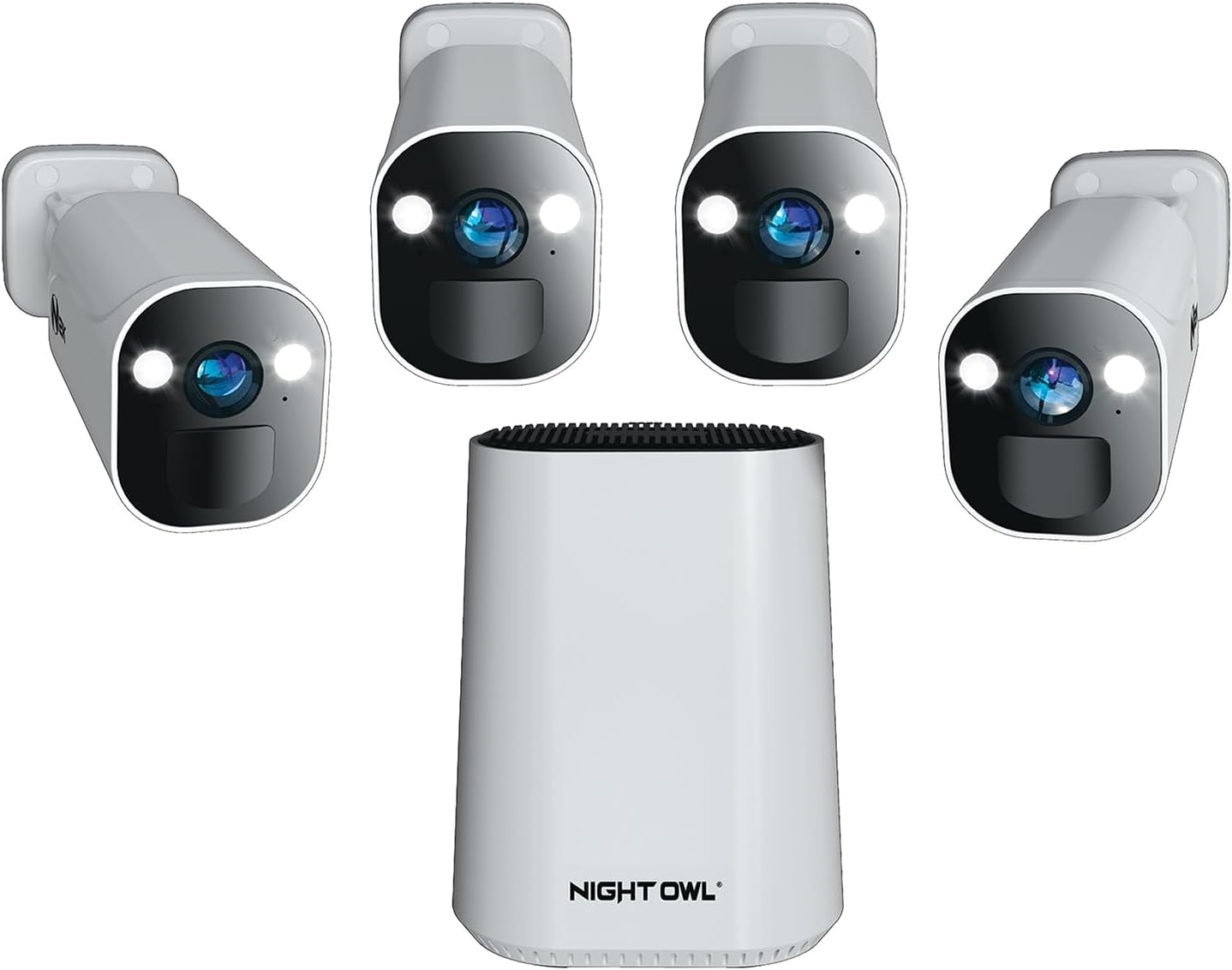 Night Owl 8-Channel Wi-Fi Hub with Battery Cameras