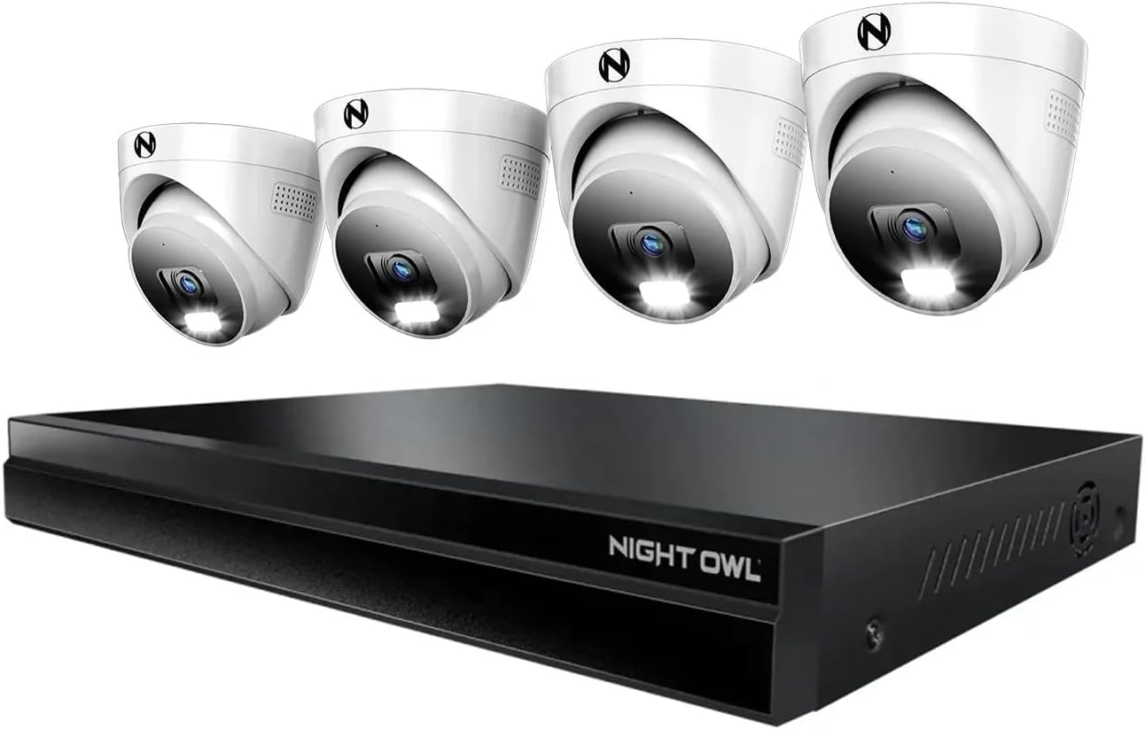 Night Owl 4K Wired and Wi-Fi NVR System