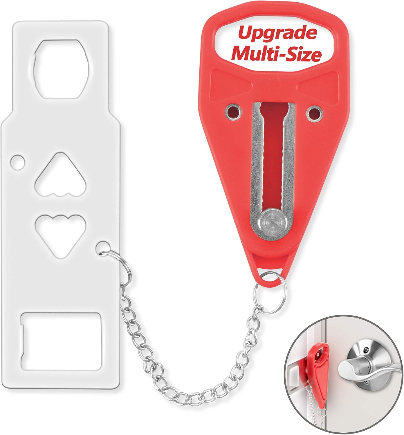 AceMining portable door lock claw device for hotel and travel use