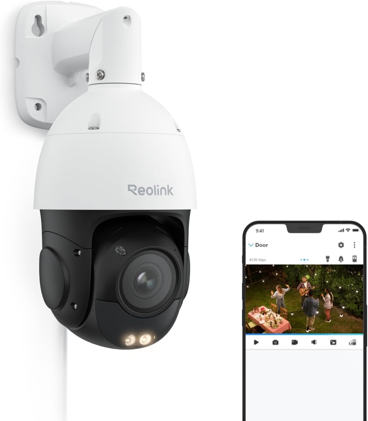 Reolink RLC-823S1 4K PoE PTZ security camera with 5X optical zoom