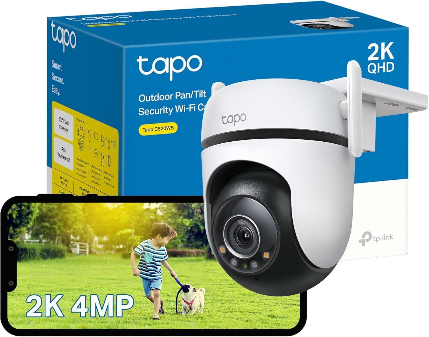 TP-Link Tapo C520WS outdoor pan and tilt security camera