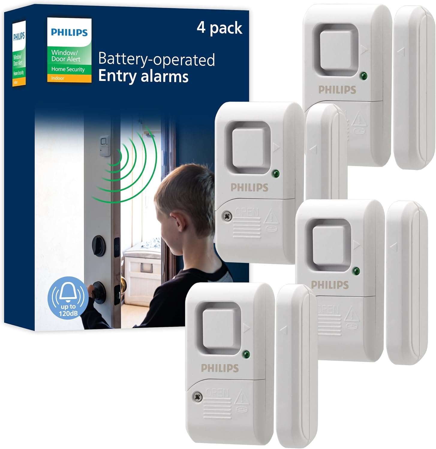 Philips Window and Door Alarm (4 Pack)