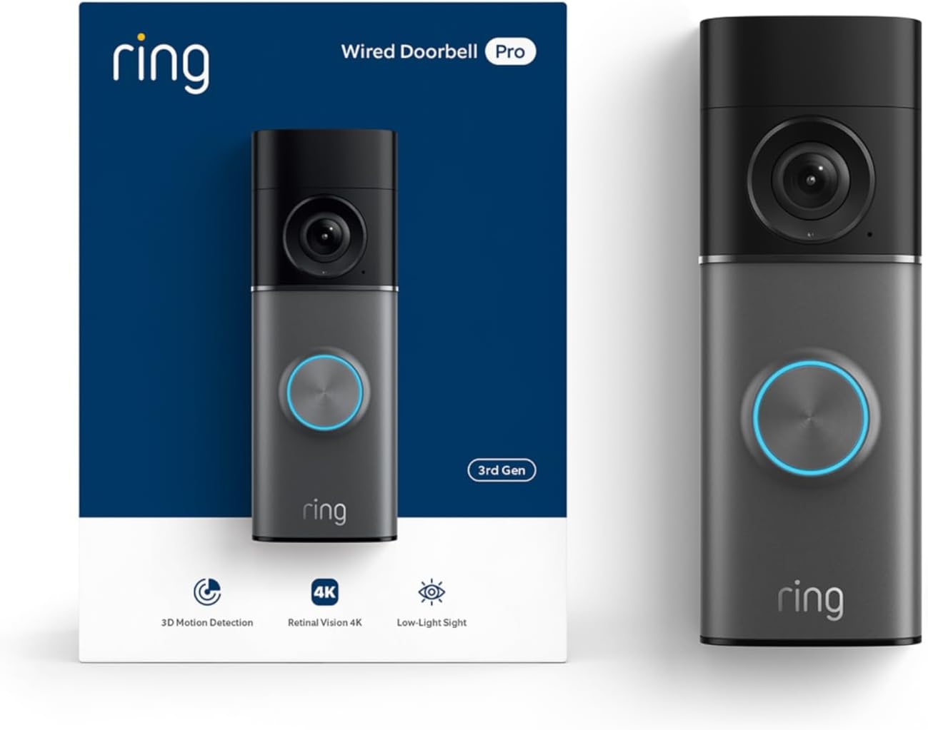 Ring Wired Doorbell 4K Pro video doorbell