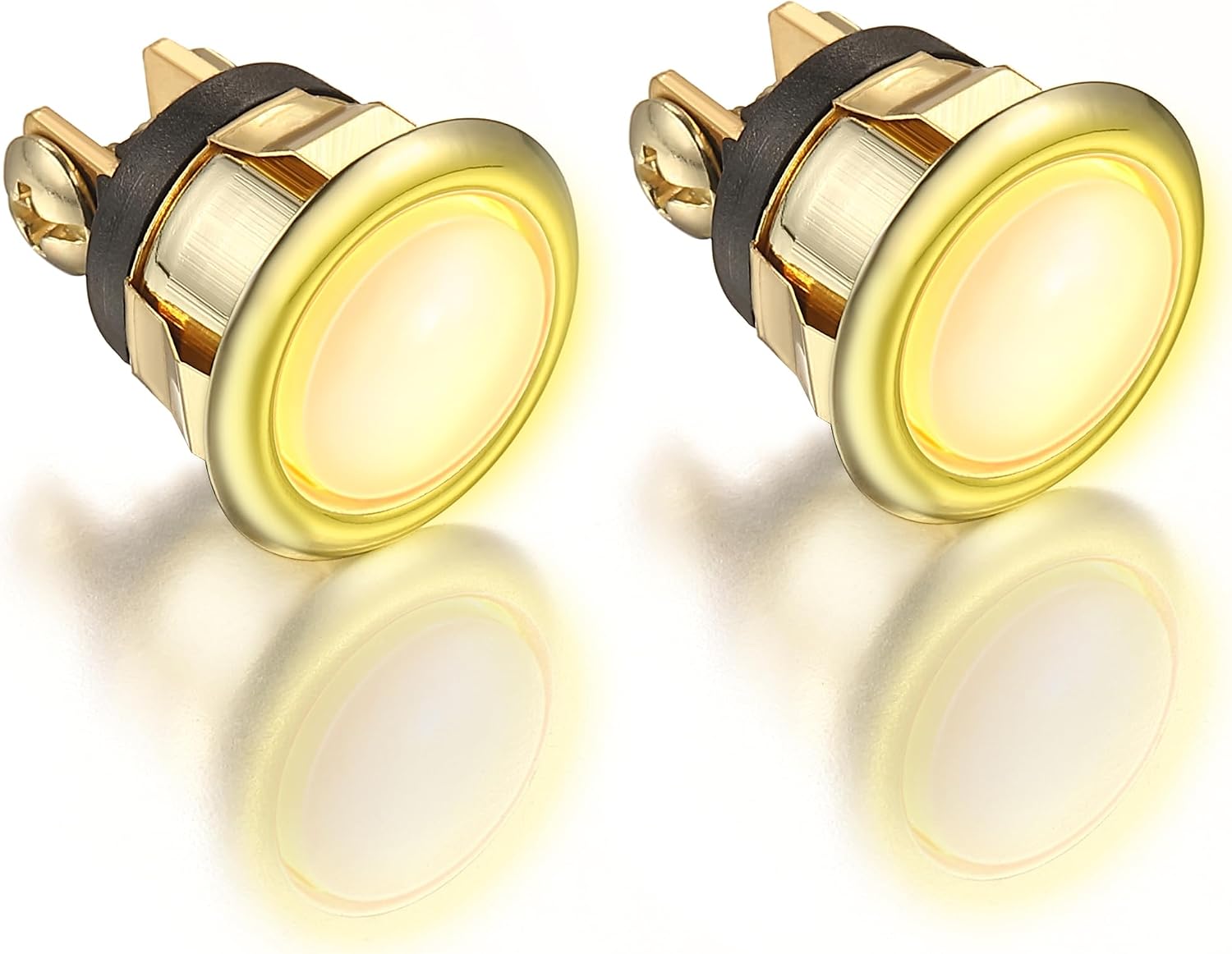 Dreyoo Lighted Doorbell Button, 2 Pack